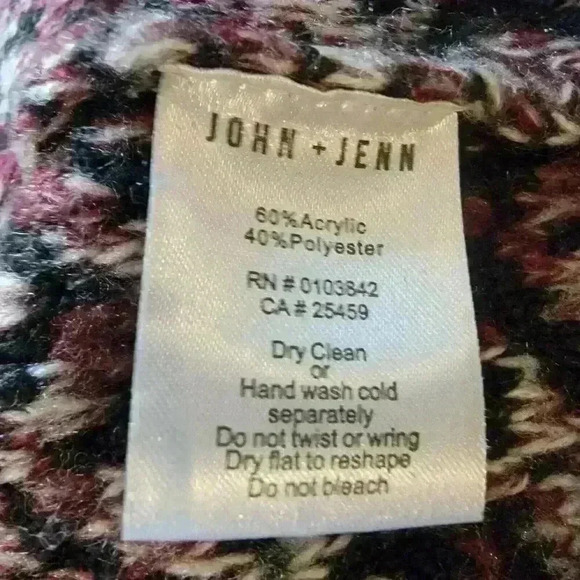 John + Jenn Sweater Womens Size Large Oversized Mock Neck Cozy Warm - Picture 12 of 14